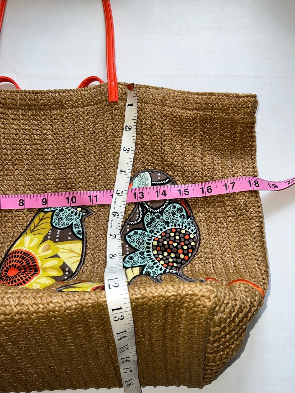 Vera Bradley Flower Shower Large Straw Tote
Beach Tote Bag Retired Birds - Picture 9 of 11